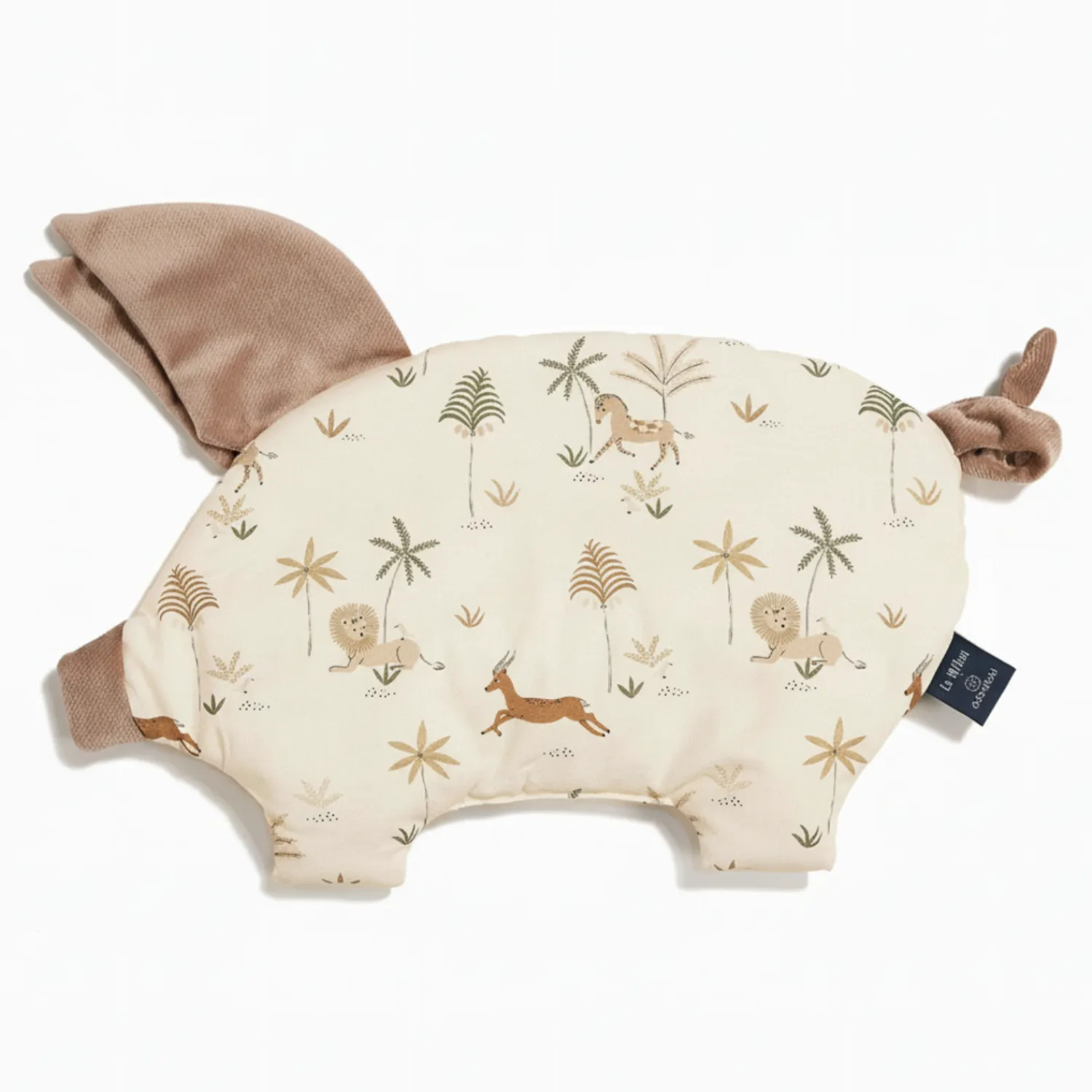 Poduszki|Poduszki | La Millou Płaska podusia Sleepy Pig Velvet - LITTLE SAVANNAH x Dobreliski