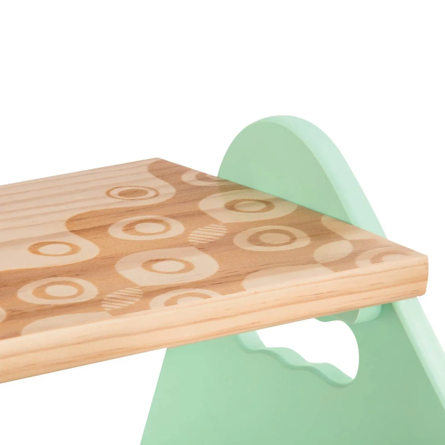 Bezpieczeństwo W Domu|Bezpieczeństwo W Domu | B.Toys Peek-a-Boost - drewniany podest, taboret z antypoślizgiem - wersja MIĘTOWA