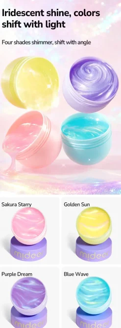 8 Lat+|Sensoryczne | Mideer Perłowa masa sensoryczna Pearly Putty - sakura pink