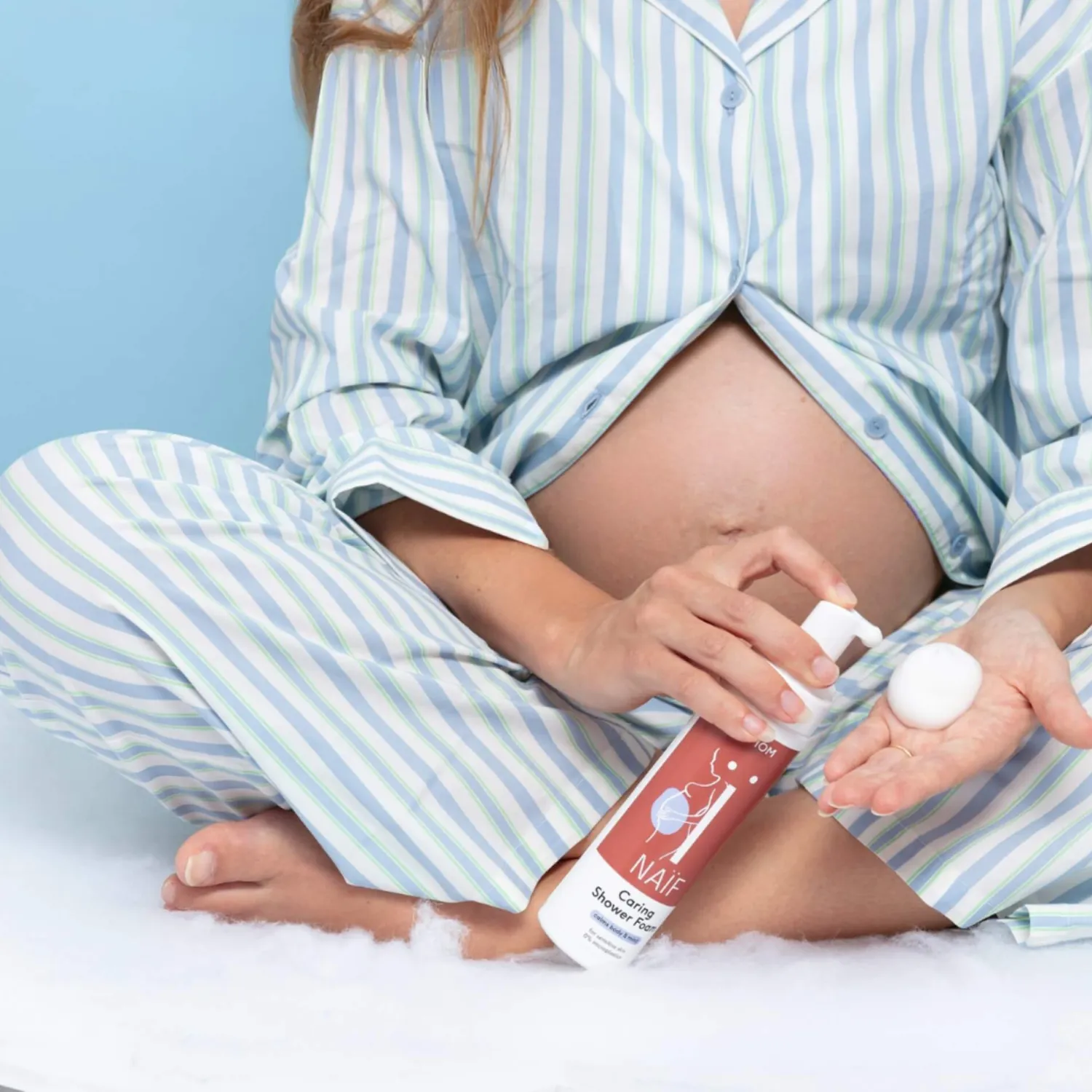 Naturalne Kosmetyki Dla Mam | Naif Pianka pod prysznic dla kobiet w ciąży, 200ml