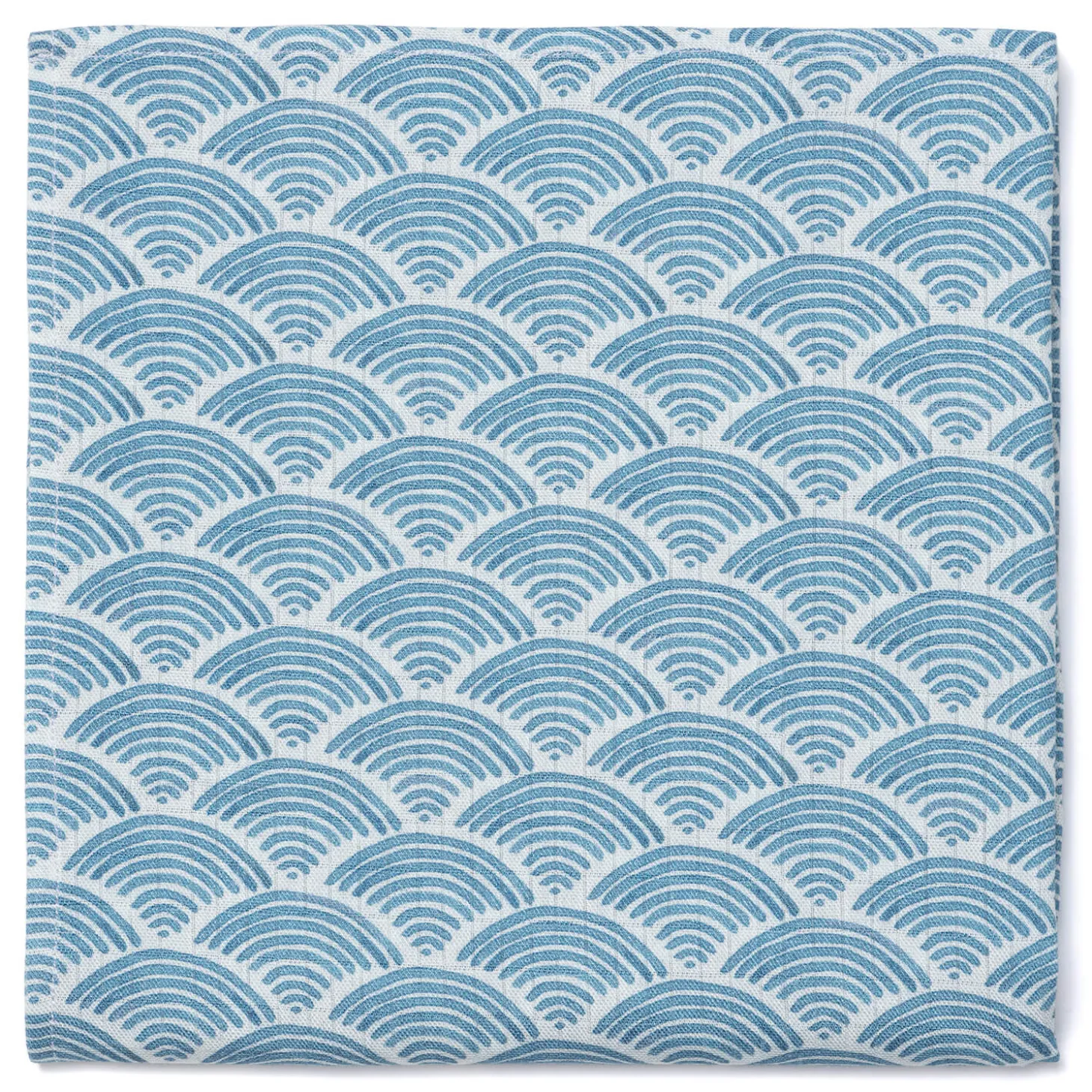 Pieluszka muślinowa 75x75 cm - BLUE OCEAN
