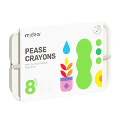 4 Lata +|3 Lata + | Mideer Pierwsze kredki świecowe (8 szt.)