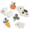 2 Lata +|Puzzle | Done by Deer Pierwsze puzzle dwuelementowe Farma Tiny Farm