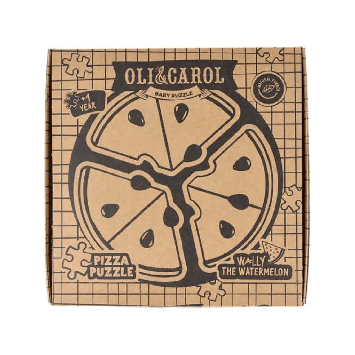 12M+|Gryzaki | Oli and Carol Pierwsze puzzle Pizza z Arbuza