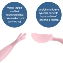 Pierwsze sztućce BLW dla niemowląt, Latte