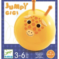 6 Lat+|7 Lat+ | Djeco Piłka do skakania "JUMPY GIGI"