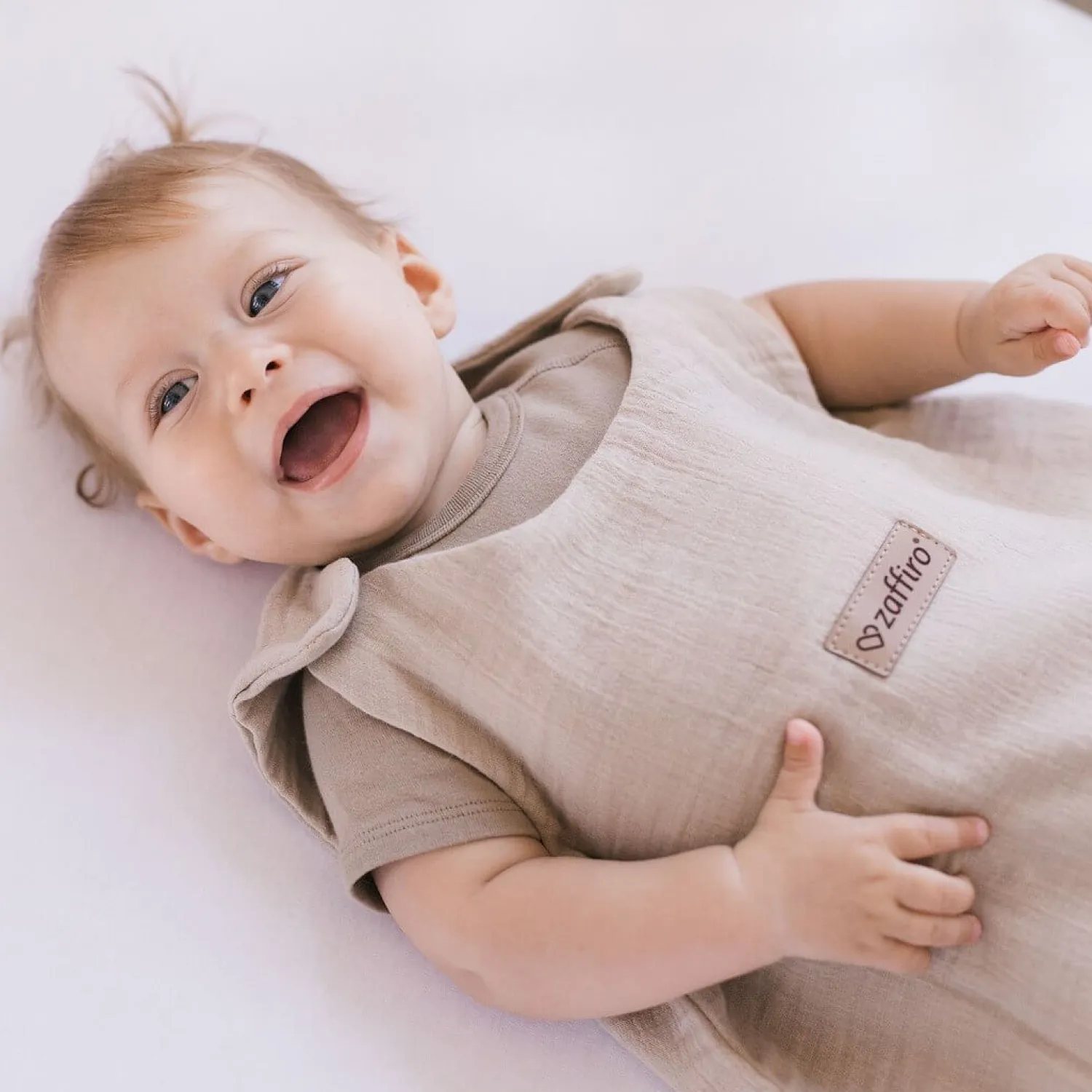 Śpiworki Do Spania|Śpiworki Do Spania | Zaffiro Śpiworek do spania muślinowy 0,5 TOG Malaga - Beige