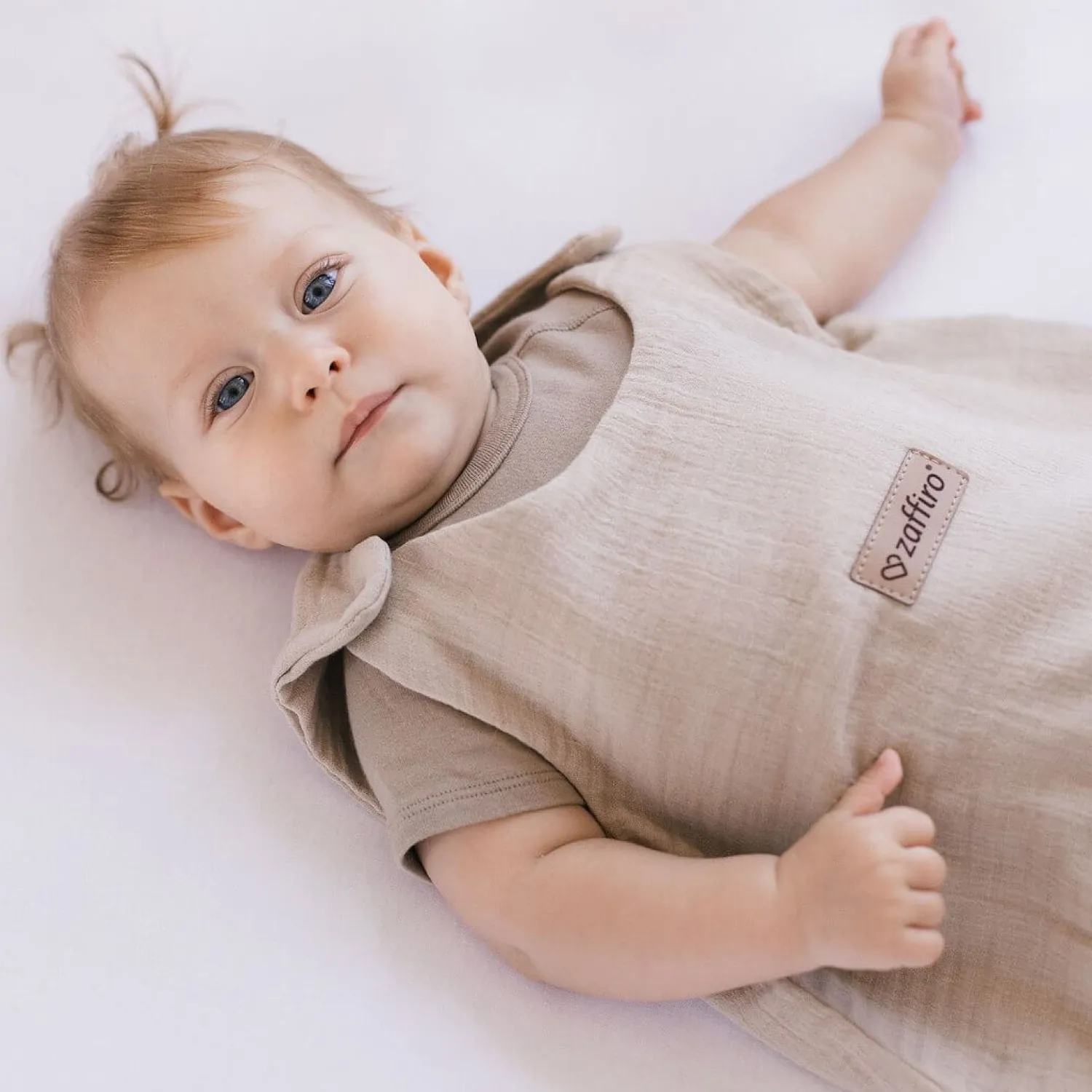Śpiworki Do Spania|Śpiworki Do Spania | Zaffiro Śpiworek do spania muślinowy 0,5 TOG Malaga - Beige