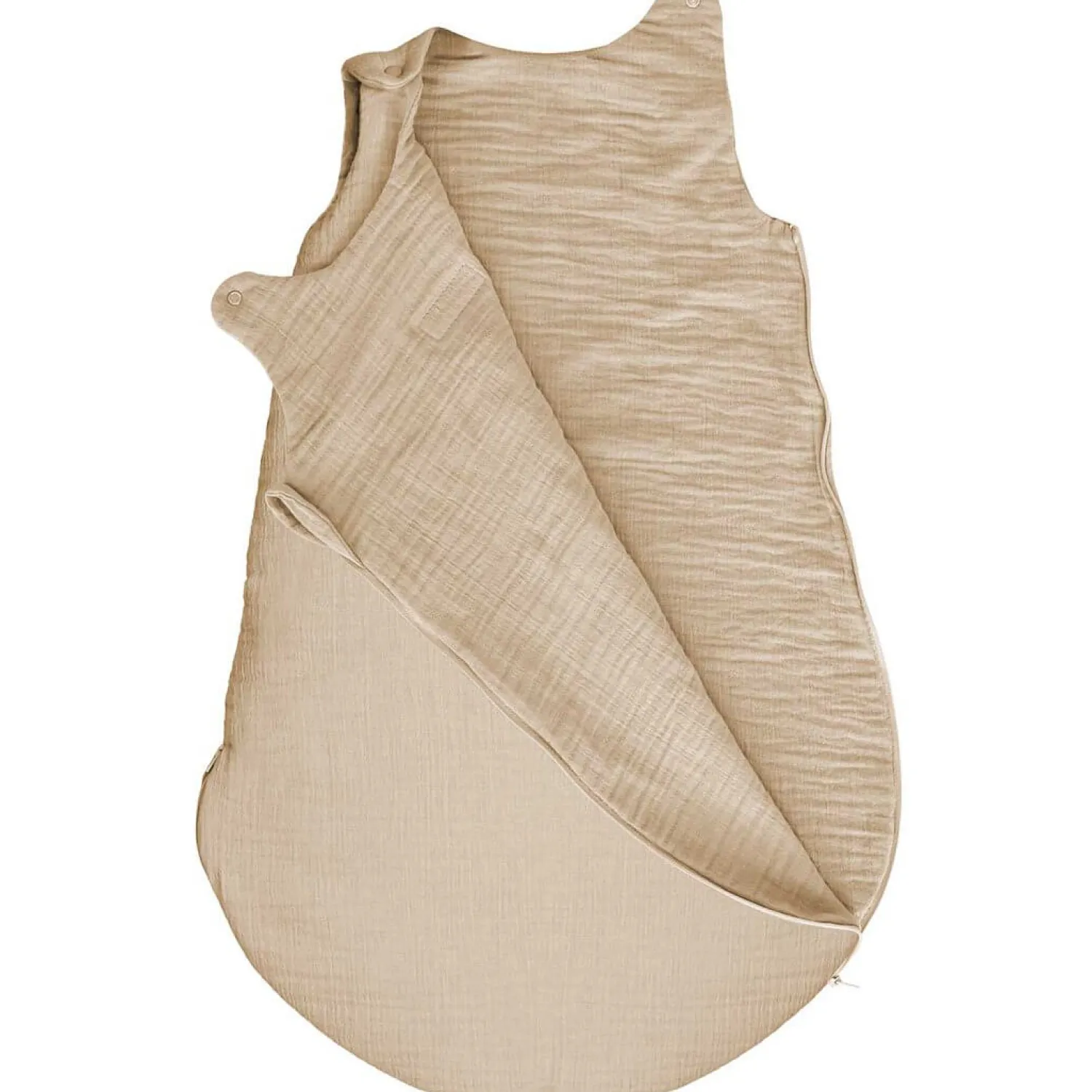 Śpiworki Do Spania|Śpiworki Do Spania | Zaffiro Śpiworek do spania muślinowy 0,5 TOG Malaga - Beige