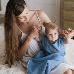 Śpiworki Do Spania|Śpiworki Do Spania | Zaffiro Śpiworek do spania muślinowy 0,5 TOG Malaga - Blue