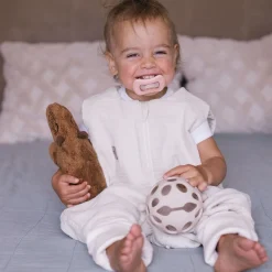 Śpiworek do spania muślinowy z nogawkami 0,5 TOG Malaga - Vanilla
