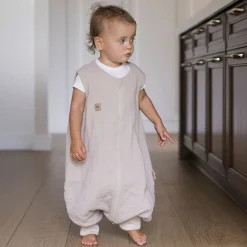 Śpiworek do spania muślinowy z nogawkami 1,5 TOG Malaga - Beige