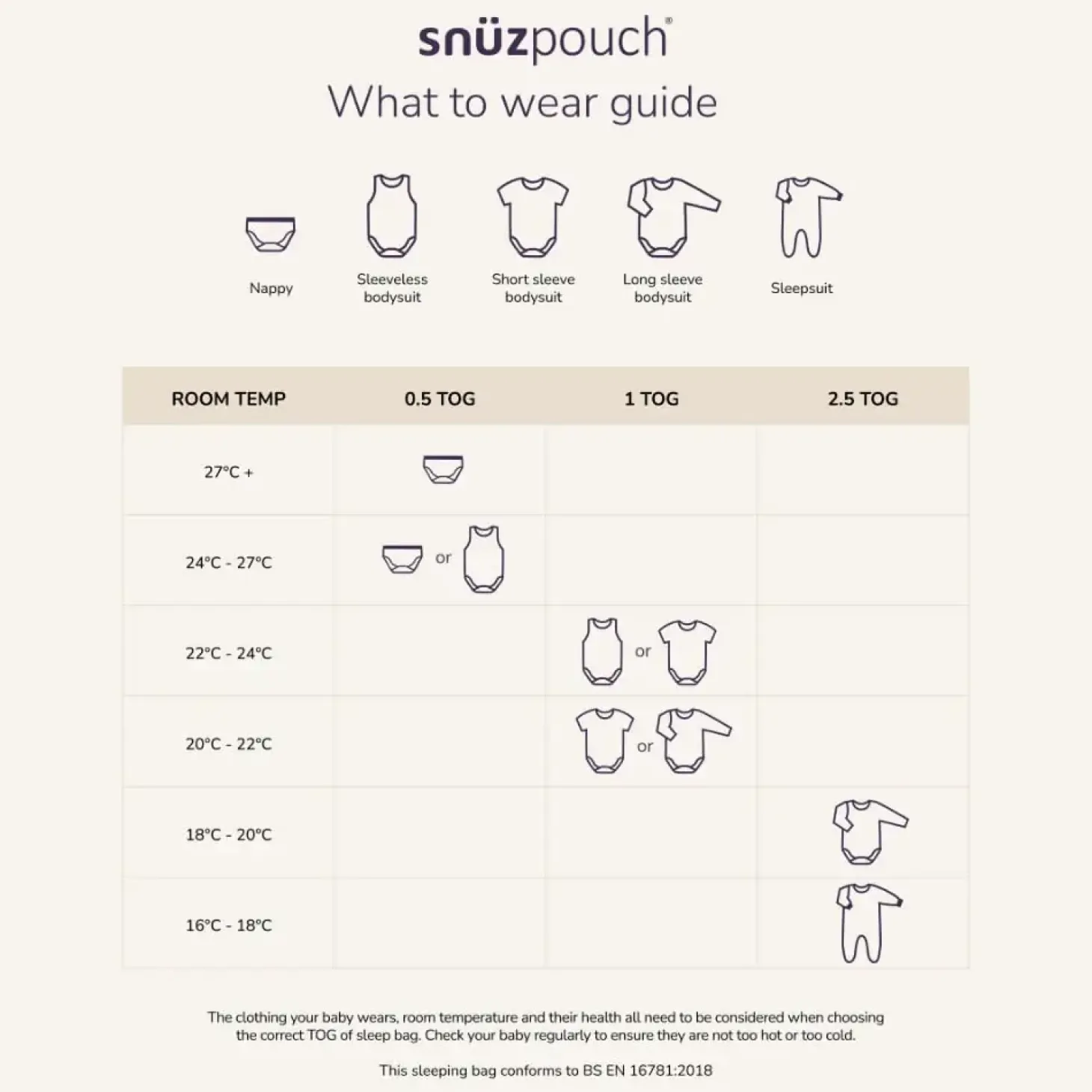 Śpiworek SnuzPouch - Cashmere Cross