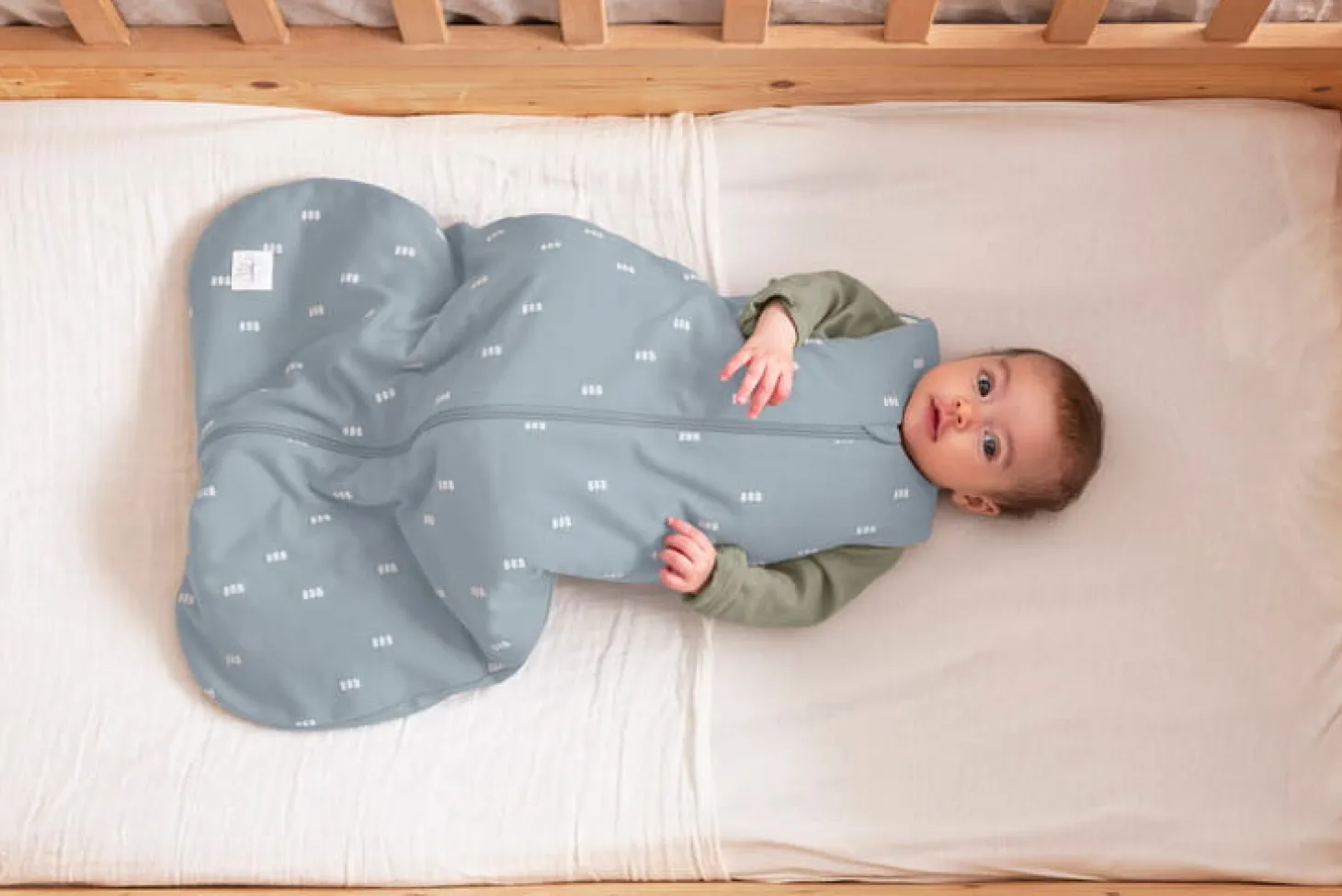 Śpiworek 2,5 TOG - Blocks light blue