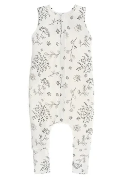 Śpiworki Do Spania | Sleepee Śpiworek z nóżkami - Bloom-Czarne kropki