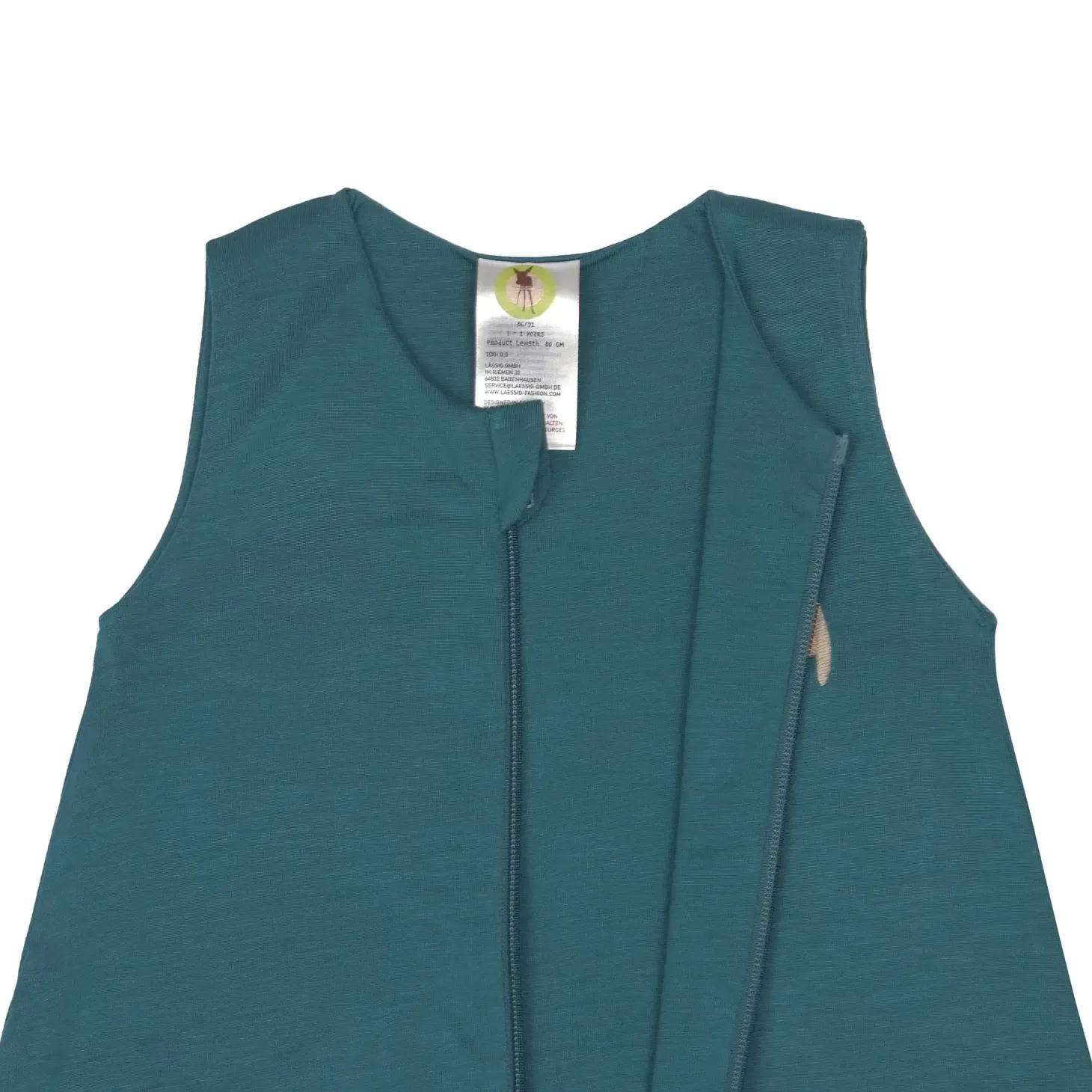 Śpiworek z nogawkami 0,5 TOG - Dog, Teal Green