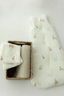Śpiworki Do Spania|Śpiworki Do Spania | My Memi Śpiworek z organicznego muślinu 2.5 TOG - alpacas