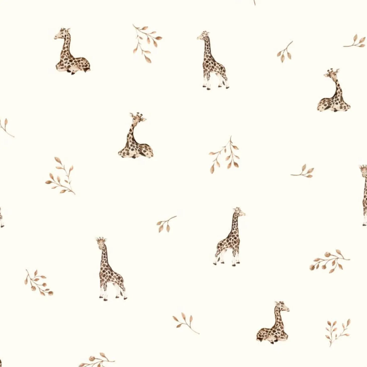 Śpiworek z organicznego muślinu z nogawkami 1-3 lata, 1.0 TOG - giraffes