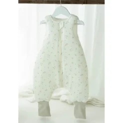 Śpiworek z organicznego muślinu z nogawkami 1-3 lata, 2,5 TOG - twigs