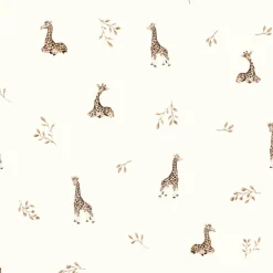 Śpiworek z organicznego muślinu z nogawkami 1-3 lata, 2,5 TOG - giraffes