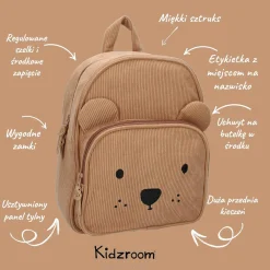Plecaki I Torebki Dziecięce|Plecaki I Torebki Dziecięce | KIDZROOM Plecak dla dzieci Beary Excited Brown