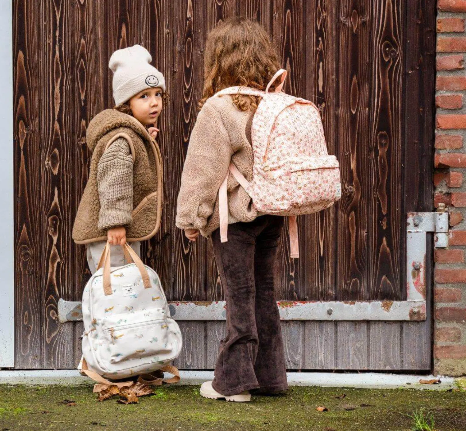 Plecaki I Torebki Dziecięce|Plecaki I Torebki Dziecięce | KIDZROOM Plecak dla dzieci L Small Aeroplane Beige