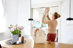 Plecak dla mam kwadratowy z akcesoriami Vividal Backpack humus