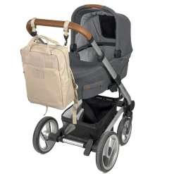 Plecak dla mam kwadratowy z akcesoriami Vividal Backpack humus