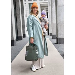 Torby I Plecaki Do Wózka|Torby I Plecaki Do Wózka | Lassig Plecak dla mam kwadratowy z akcesoriami Vividal Backpack dark olive