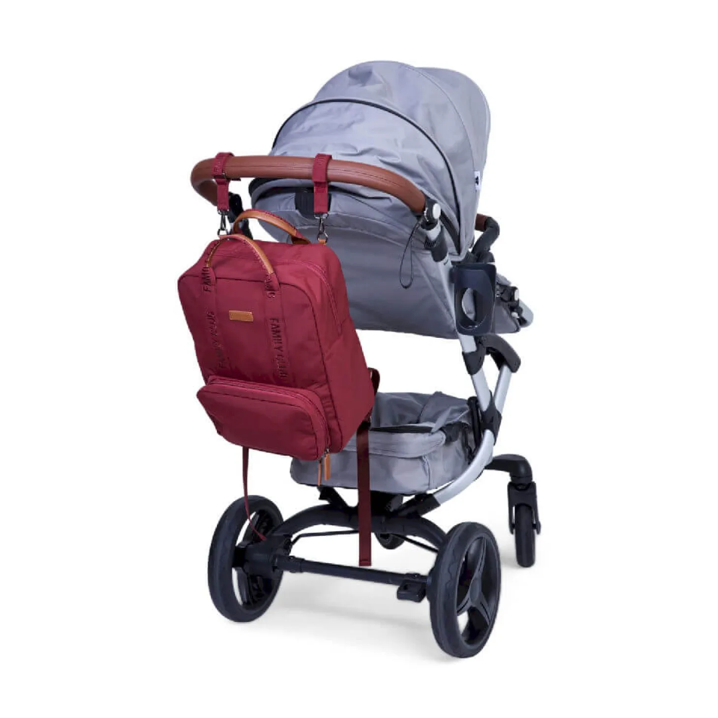Plecak dla rodzica Family Club Signature Urban Burgundy