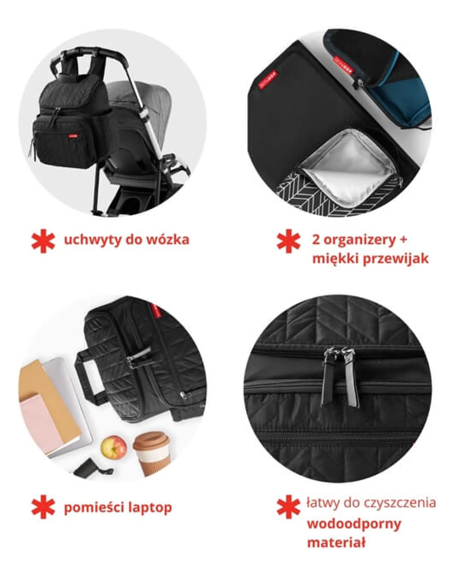 Torby I Plecaki Do Wózka|Torby I Plecaki Do Wózka | Skip Hop Plecak do wózka Forma Mauve Mist