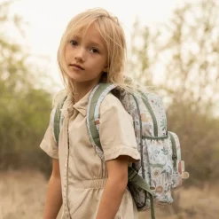 Plecaki I Torebki Dziecięce|Plecaki I Torebki Dziecięce | Little Dutch Plecak duży Safari Friends 35cm