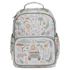 Plecaki I Torebki Dziecięce|Plecaki I Torebki Dziecięce | Little Dutch Plecak duży Safari Friends 35cm