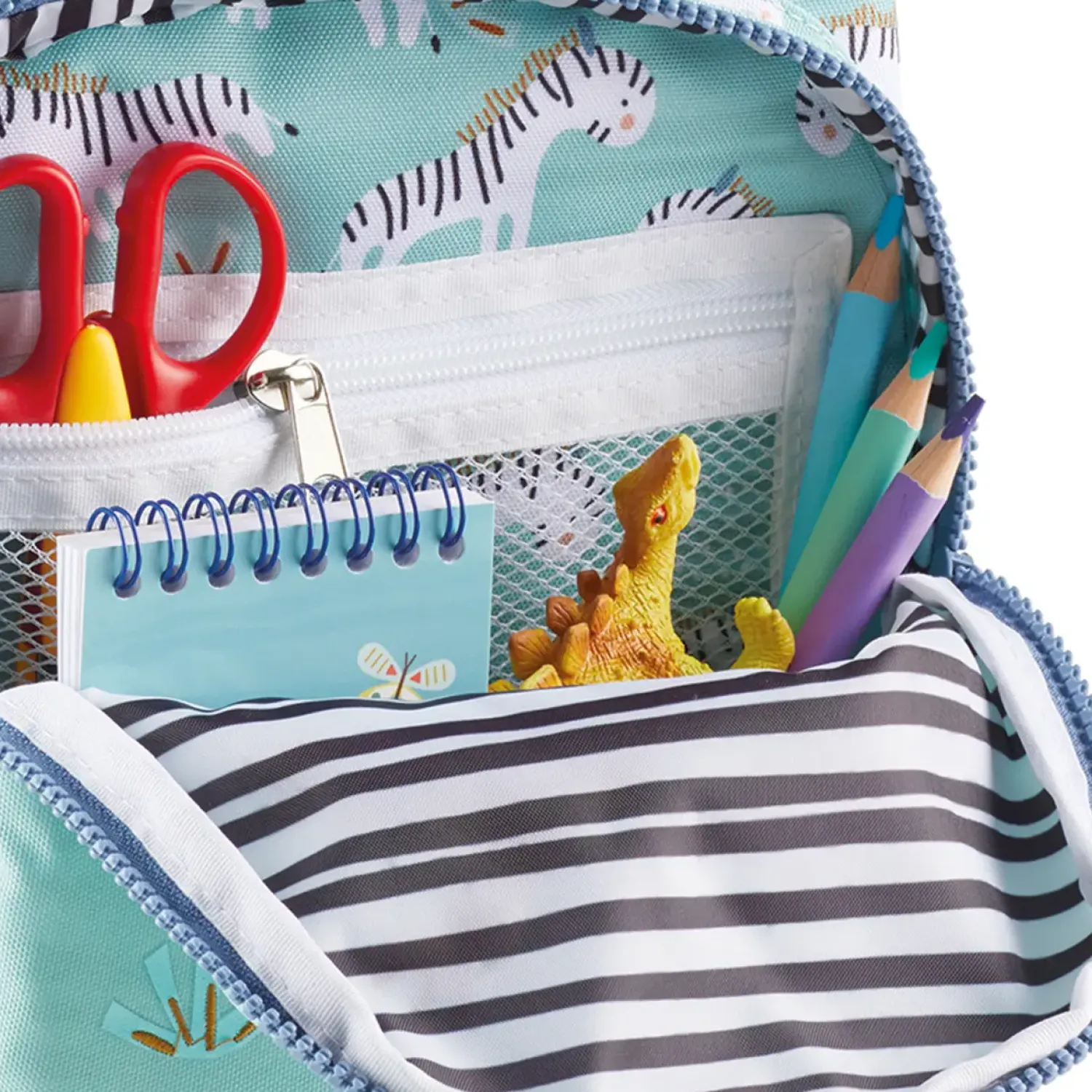 Plecaki I Torebki Dziecięce | Miquelrius Plecak dwukomorowy London Zebra, 12L