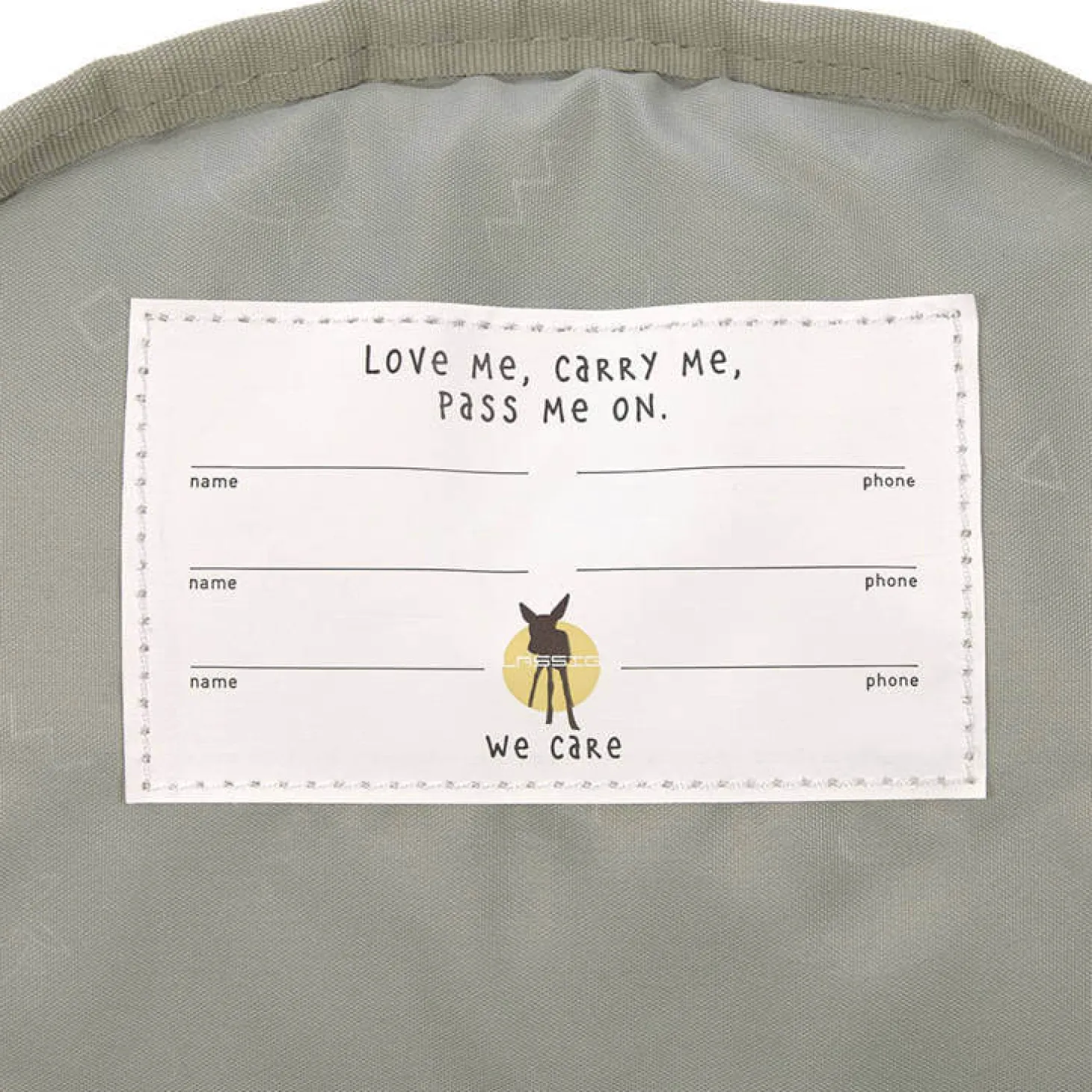 Plecak mini Happy Prints oliwkowy