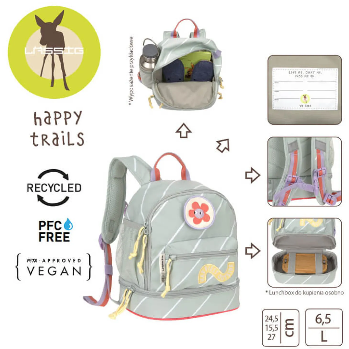 Plecak mini Happy Trails Flower