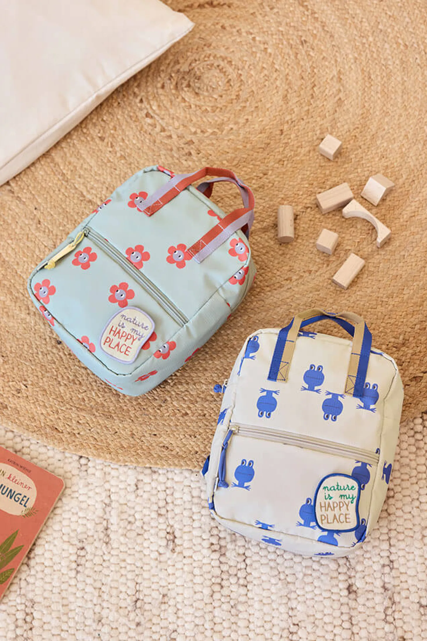 Plecak mini kwadratowy Happy Trails Flower