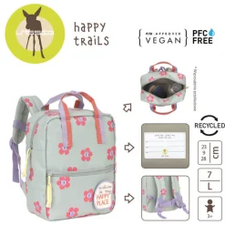 Plecak mini kwadratowy Happy Trails Flower