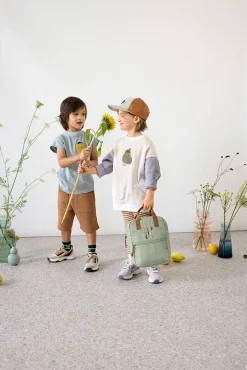 Plecaki I Torebki Dziecięce|Plecaki I Torebki Dziecięce | Lassig Plecak mini kwadratowy Little Gang Light khaki