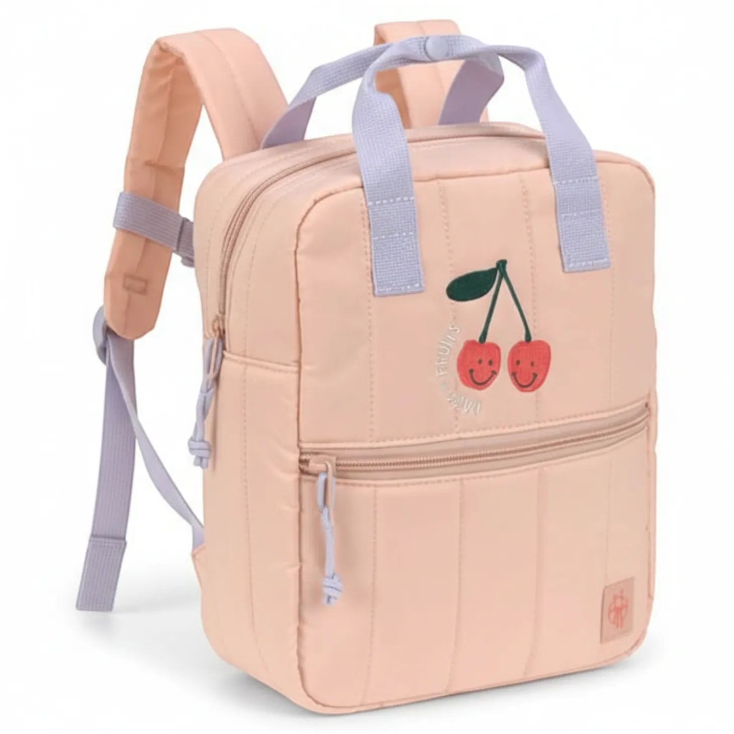 Plecak mini kwadratowy Little Gang Cherry peach