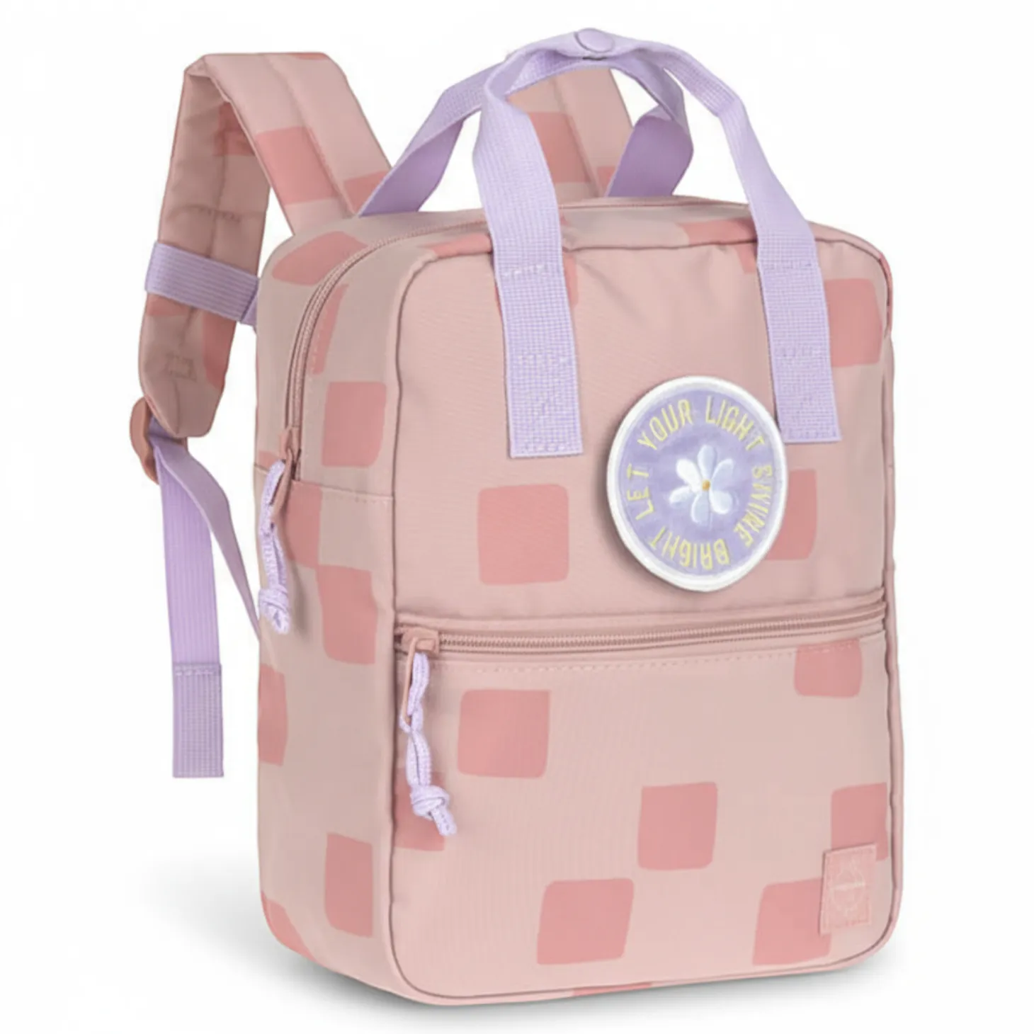 Plecak mini kwadratowy Pattern Party Rose