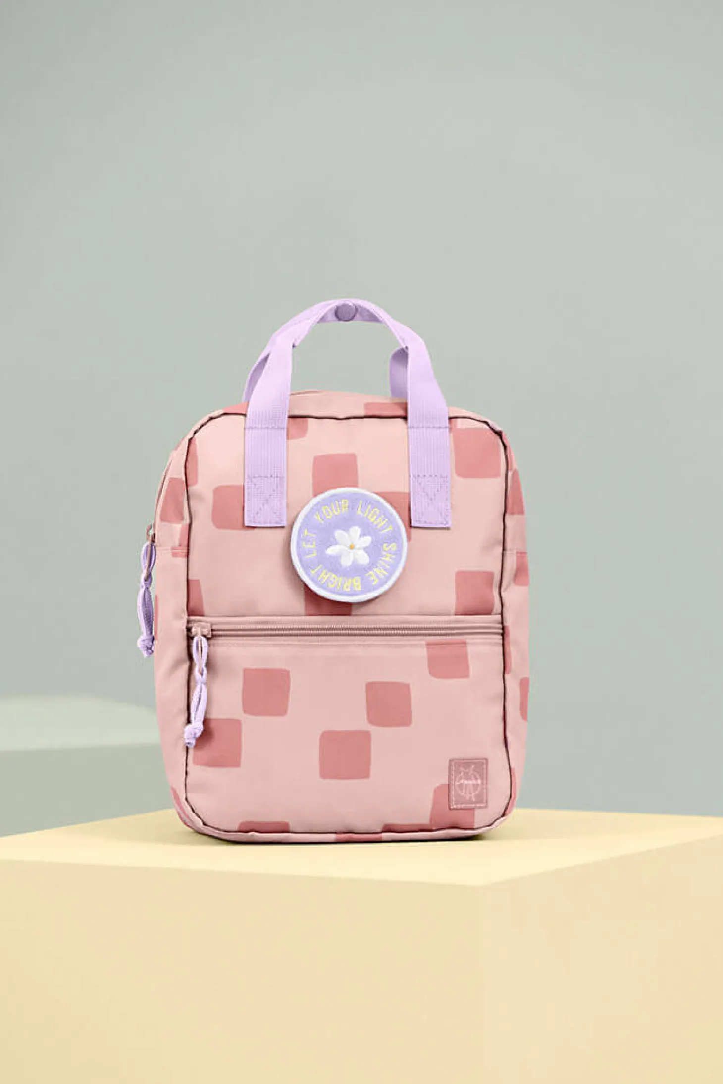 Plecak mini kwadratowy Pattern Party Rose