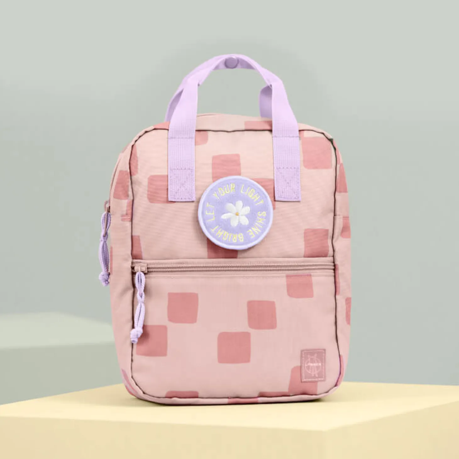 Plecak mini kwadratowy Pattern Party Rose