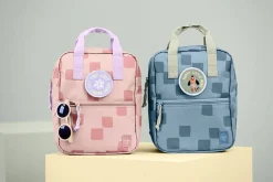 Plecak mini kwadratowy Pattern Party Blue