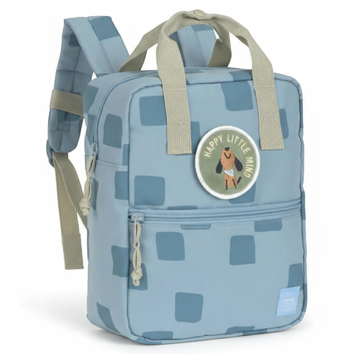 Plecak mini kwadratowy Pattern Party Blue