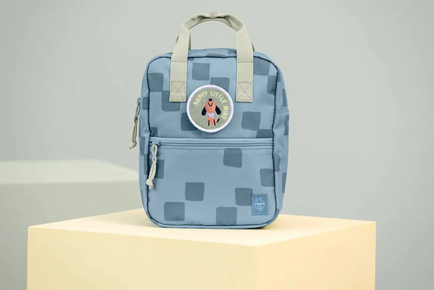 Plecak mini kwadratowy Pattern Party Blue