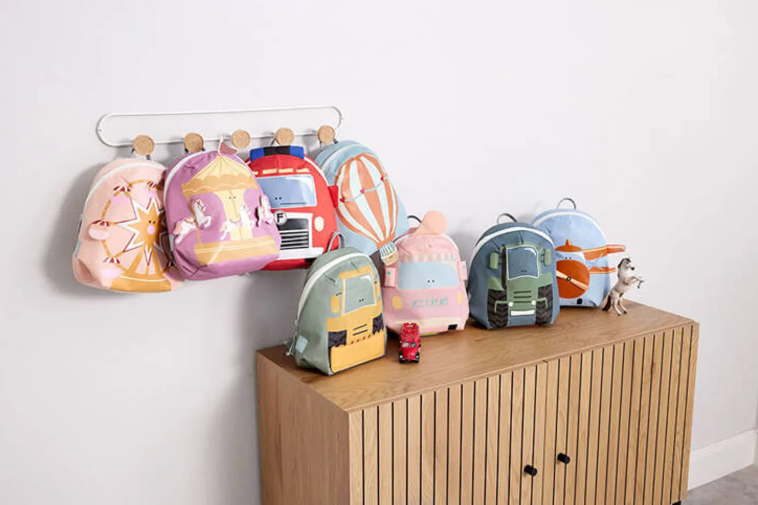 Plecaki I Torebki Dziecięce|Plecaki I Torebki Dziecięce | Lassig Plecak mini Tiny Drivers Diabelski młyn