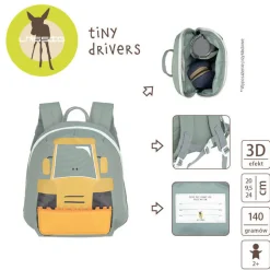 Plecak mini Tiny Drivers Spychacz