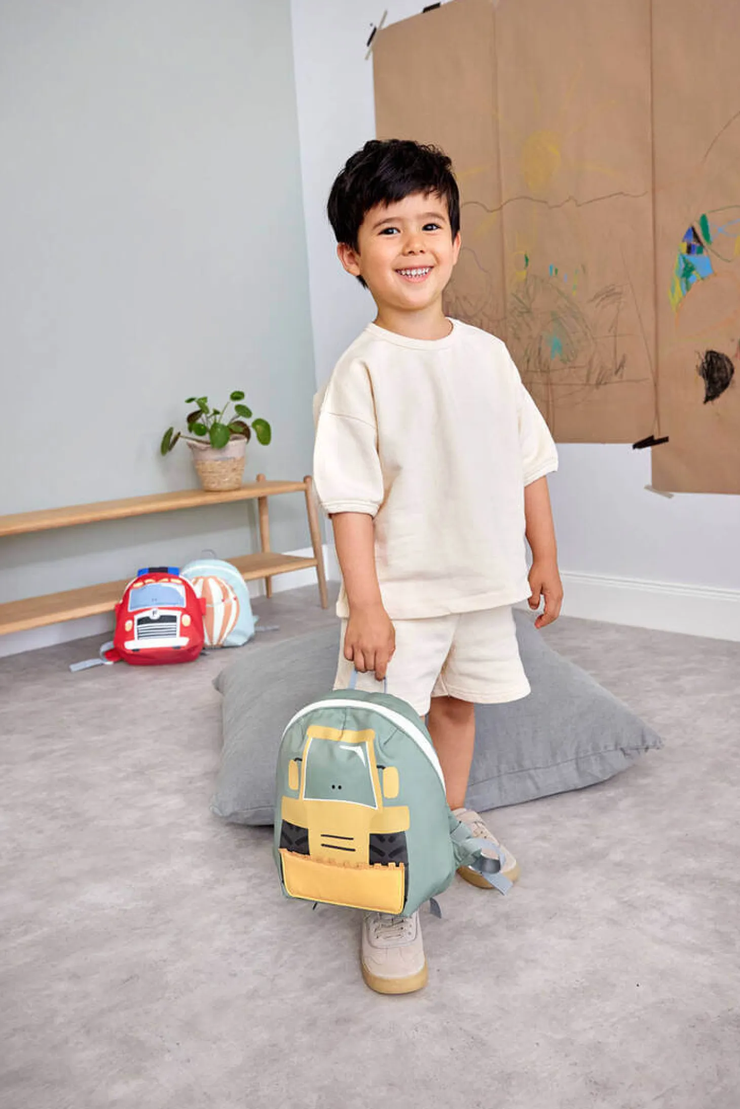 Plecak mini Tiny Drivers Spychacz