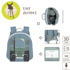 Plecaki I Torebki Dziecięce|Plecaki I Torebki Dziecięce | Lassig Plecak mini Tiny Drivers Traktor